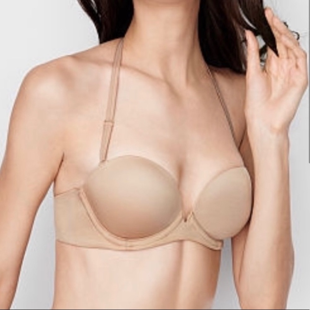 Victoria’s Secret Very Sexy Multi Strapless Nude Bra 32DD